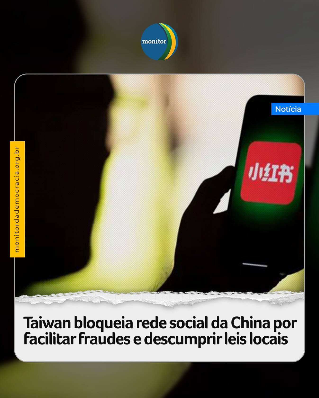 O governo de Taiwan decidiu bloquear a rede social chinesa Xiaohongshu - conhecida internacionalmente como RedNote - após vinculá-la a milhares de casos de fraude e ao descumprimento de requisitos legais do território. 

Segundo o Ministério do Interior da ilha, a plataforma representava um “alto risco” para usuários locais e passará a ter acesso proibido por um período inicial de um ano.

As autoridades de Taiwan relacionaram a plataforma chinesa a cerca de 1,7 mil casos de fraude desde o ano passado, com perdas superiores a 247,7 milhões de novos dólares taiwaneses - aproximadamente US$ 7,9 milhões. 

O governo também afirmou que a empresa responsável pelo aplicativo não respondeu a solicitações formais de cooperação nem forneceu dados necessários para investigações, alegando que Taiwan não possui jurisdição sobre a companhia sediada na China comunista.

#taiwan #rednote #monitordademocracia
