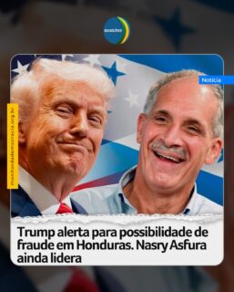 Trump diz que Honduras tenta mudar o resultado de sua eleição presidencial, realizada no domingo: ““Parece que Honduras está tentando mudar os resultados de sua eleição presidencial. Se fizerem isso, haverá um preço alto a pagar!”.

Quase 24h depois do fim da votação, o Conselho Nacional Eleitoral anunciou o encerramento da transmissão dos resultados com 57% da urnas apuradas. Tito Asfura (direita) tinha 39,91% dos votos e Salvador Nasralla (centro), 39,89%, uma diferença de apenas 515 votos.

Trump disse ser “imprescindível que a Comissão conclua a contagem dos votos. Os votos devem ser contabilizados. A democracia deve prevalecer”.

A página oficial do CNE ficou fora do ar por horas. A página para consultar a apuração presidencial continua indisponível.

#trump #honduras #monitordademocracia