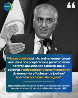 #rezapahlavi #iran #teerã #protestos #monitordademocracia