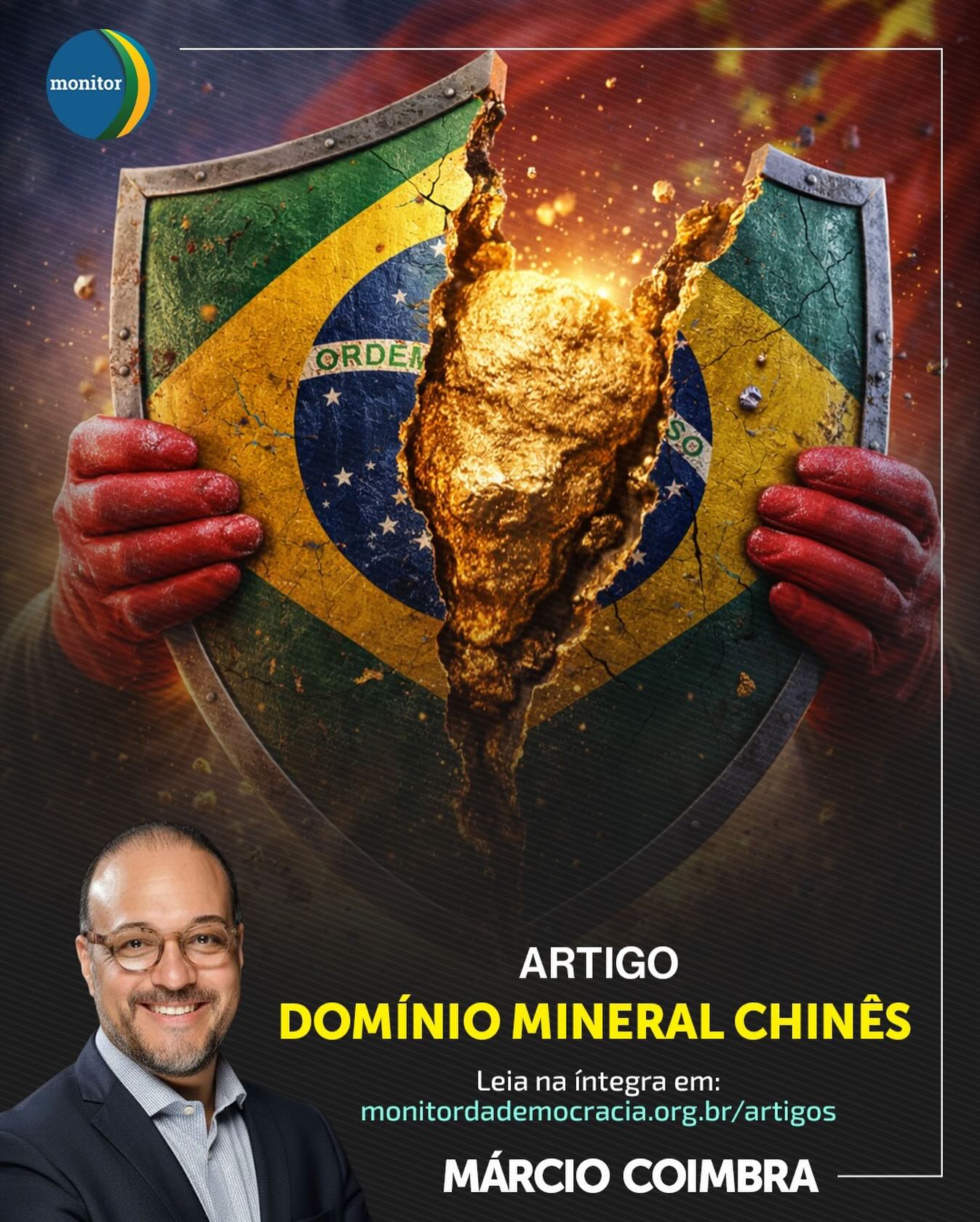 A nova corrida armamentista não é apenas sobre mísseis, mas sobre o que faz a tecnologia funcionar. 🔋🇨🇳

No mais novo artigo publicado no Monitor, nosso Presidente, Márcio Coimbra, analisa como a China consolidou um domínio quase absoluto sobre os minerais críticos — os componentes essenciais para tudo, desde o seu smartphone até as baterias de carros elétricos.

Enquanto o mundo corre para a transição energética, uma pergunta fica no ar: estamos trocando a dependência do petróleo pela dependência de Pequim?

Destaques do artigo:

• A estratégia chinesa de controle da cadeia de suprimentos.
• O impacto para as democracias ocidentais.
• Onde o Brasil se encaixa nesse tabuleiro mineral.

🔗 Leia o artigo completo no link da nossa bio!

#monitordademocracia #geopolítica #china #mineraiscríticos #transiçãoenergetica