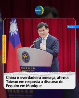 A China é a verdadeira ameaça à segurança e afirma hipocritamente defender os princípios de paz da ONU, afirmou o ministro das Relações Exteriores de Taiwan, Lin Chia-lung, neste domingo, em resposta aos comentários do principal diplomata chinês na Conferência de Segurança de Munique.

A China considera Taiwan, governada democraticamente, como seu próprio território, uma visão que o governo de Taipé rejeita, afirmando que apenas o povo de Taiwan pode decidir seu futuro.

O ministro das Relações Exteriores da China, Wang Yi, em discurso na conferência anual de segurança no sábado, alertou que alguns países estão “tentando separar Taiwan da China”, culpou o Japão pelas tensões sobre a ilha e ressaltou a importância de defender a Carta das Nações Unidas.

#taiwan #onu #japão #china #monitordademocracia