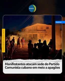 Manifestantes contra o regime de Miguel Díaz-Canel incendiaram a sede do Partido Comunista de Cuba no município de Morón, em Ciego de Ávila, na noite de sexta-feira, 13.

Segundo o portal InfoBae, houve relatos de tiroteios que deixaram ao menos um jovem ferido.

Vídeos divulgados pelo jornalista Guillermo Rodríguez Sánchez mostra os manifestantes atirando objetos em chamas contra a sede do PCC. Em outros vídeos, eles invadem o edifício e retiraram móveis, quadros e materiais de propaganda política. 

Há meses, o país sofre com apagões contínuos e com a falta de petróleo e gás.

#cuba #comunismo #protestos #apagão #monitordademocracia