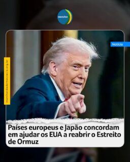 Os governos da França, Reino Unido, Alemanha, Itália, Países Baixos e do Japão publicaram nesta quinta-feira (19) uma declaração conjunta manifestando disposição para abrir o Estreito de Ormuz, fechado pelo Irã após o início da guerra.

“Manifestamos nossa disposição em contribuir com os esforços necessários para garantir a passagem segura pelo Estreito. Saudamos o compromisso das nações que estão se empenhando no planejamento preparatório”, diz o comunicado conjunto.

A declaração não detalha como seria essa abertura do Estreito e ocorre quatro dias após países da Europa, além do Japão, terem se negado a participar dos esforços dos Estados Unidos e de Israel para abrir o Estreito. A negativa irritou o presidente Donald Trump, que passou a dizer que não precisaria de “ninguém” para liberar a área.