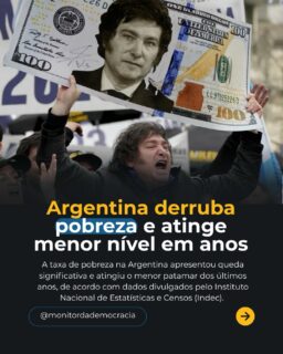 A Argentina começou a dar sinais reais de melhora.

A redução da pobreza vem acompanhando a desaceleração da inflação e mudanças importantes na dinâmica econômica do país. Com a atividade voltando a crescer, a renda sendo recomposta e os preços mais estáveis, os indicadores sociais começaram a reagir ao longo de 2025.

Isso mostra uma coisa importante: quando a economia começa a se organizar, o impacto chega direto na vida das pessoas.

Agora a pergunta é: esse movimento se sustenta ou é só um respiro momentâneo?

O que você acha?