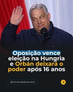 A presidente da Comissão Europeia disse que hoje o coração da Europa bate mais forte na Hungria. 

Nas redes sociais, Ursula von der Leyen afirmou que o país “retoma seu caminho europeu, a união fica mais forte”. Magyar também recebeu mensagens do presidente da França e do chanceler alemão, Friedrich Merz. 

Nas redes sociais, Emmanuel Macron disse que a França celebra a “adesão do povo húngaro aos valores da União Europeia”. A eleição atrai a atenção da União Europeia, da Rússia e dos Estados Unidos. Orbán é aliado de Vladimir Putin e de Donald Trump, que enviou J.D. Vance a Budapeste na semana passada. 

A mudança de governo destravaria um empréstimo europeu de 90 bilhões de euros e tiraria da Rússia seu principal parceiro no bloco.