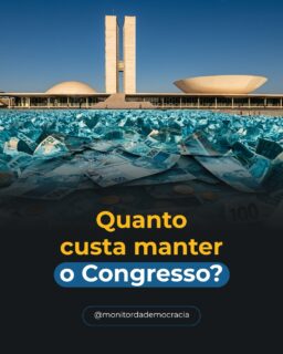 Você sabe quanto custa manter o Congresso?

Deputados e senadores têm acesso a diferentes recursos públicos para exercer o mandato, como salários, verbas de gabinete, cotas parlamentares, auxílio-moradia, passagens e estrutura administrativa.

Na Câmara dos Deputados, por exemplo, a Cota para o Exercício da Atividade Parlamentar pode ser usada para despesas relacionadas ao mandato, como passagens, telefone, aluguel de escritório, combustível e divulgação da atividade parlamentar.

Fiscalizar esses gastos não é ser contra a política. É acompanhar como o dinheiro público está sendo utilizado.

Antes de votar em 2026, acompanhe o histórico: veja como o parlamentar vota, quanto gasta, se participa das sessões e se suas ações combinam com o discurso.

Monitor da Democracia: porque o voto consciente começa antes da urna.