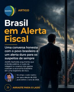O Brasil está diante de uma discussão que vai muito além de números: dívida pública, juros, inflação e o futuro da economia nos próximos anos.

Em seu novo artigo para o Monitor da Democracia, Adolfo Sachsida analisa a atual situação fiscal brasileira, apresenta dois possíveis cenários para 2027 e 2028 e faz um alerta sobre os riscos de uma trajetória sem ajuste das contas públicas.

📲 Leia a análise completa no site.

E queremos saber a sua opinião: qual deve ser a prioridade econômica do Brasil para os próximos anos?

Comente aqui 👇