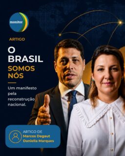 O Brasil que queremos se constrói com escolhas, responsabilidade e compromisso com o futuro.

No artigo “O Brasil somos nós”, Marcos Degaut e Daniella Marques propõem uma reflexão sobre reformas, oportunidades, mérito, eficiência do Estado e, principalmente, sobre o papel de cada cidadão na reconstrução nacional.

Leia o conteúdo completo no site do Monitor da Democracia e participe desse debate.