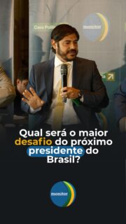 Na sua opinião, qual será o maior desafio do próximo presidente da República?

A relação entre os Poderes? A economia? A segurança? A capacidade de governar e construir acordos?

Quero saber a sua opinião nos comentários. 👇
