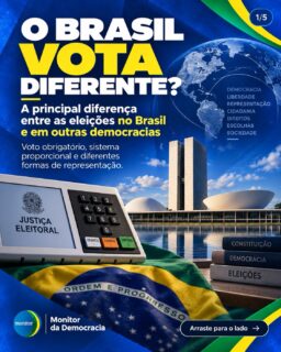 No Brasil, o debate sobre eleições vai muito além de candidatos. Regras de votação, representação e escolha dos governantes influenciam diretamente a relação entre o cidadão e o poder.

E para você, qual ponto deveria ser mais discutido no Brasil: voto obrigatório, sistema proporcional ou a forma como elegemos nossos representantes?

Comente sua opinião. 👇
E compartilhe este conteúdo com alguém que gosta de discutir política e instituições.