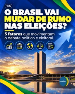 O eleitor vai às urnas diante de perguntas que ficaram difíceis de ignorar.

- Quanto pesa o custo de vida? 
- Até onde deve ir a atuação do Judiciário?
- O Brasil precisa rever sua política externa?
- Transparência e responsabilidade fiscal voltarão ao centro da discussão?

Economia, equilíbrio entre os Poderes, integridade pública e liberdade institucional estão no centro de uma disputa muito maior do que nomes e partidos: uma disputa sobre qual direção o país deve seguir.

E talvez a principal pergunta deste domingo seja justamente essa: o brasileiro quer continuidade ou mudança de rumo?

Qual desses temas mais influencia a sua decisão? Comente.
