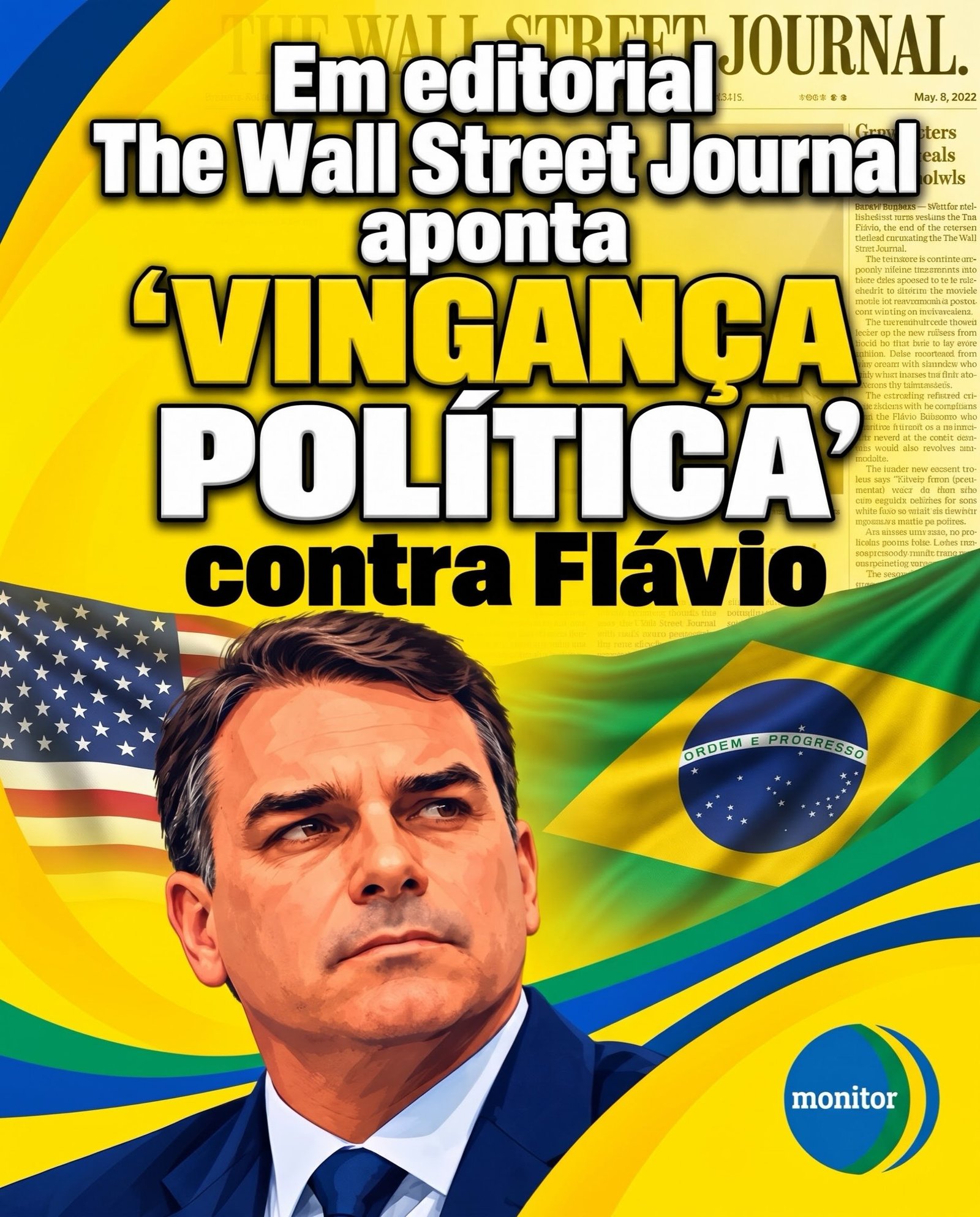 O jornal norte-americano The Wall Street Journal criticou o governo de Luiz Inácio Lula da Silva em editorial publicado nesta quarta-feira, 28. O texto classifica as medidas contra o senador Flávio Bolsonaro (PL-RJ), derrotado na disputa presidencial, como “vingança política”.

Com o título “ao vencedor do Brasil, a vingança política”, o texto menciona a decisão do ministro Alexandre de Moraes, do Supremo Tribunal Federal (STF), de determinar a apreensão dos passaportes do parlamentar, sob a justificativa de risco de fuga.

Além disso, o jornal esclarece que Flávio não foi formalmente acusado de nenhum crime e considera que ele tem motivos para duvidar de um julgamento justo caso seja denunciado.

O WSJ também critica a atuação de Moraes nas investigações. “A responsabilidade de decidir se cabe processar criminalmente um político federal é do procurador-geral”, diz o editorial. “Mas o ministro Moraes tem o hábito de expandir sua jurisdição quando isso lhe convém politicamente”.

#wallstreetjournal #flaviobolsonaro #eua #brasil🇧🇷 #stf