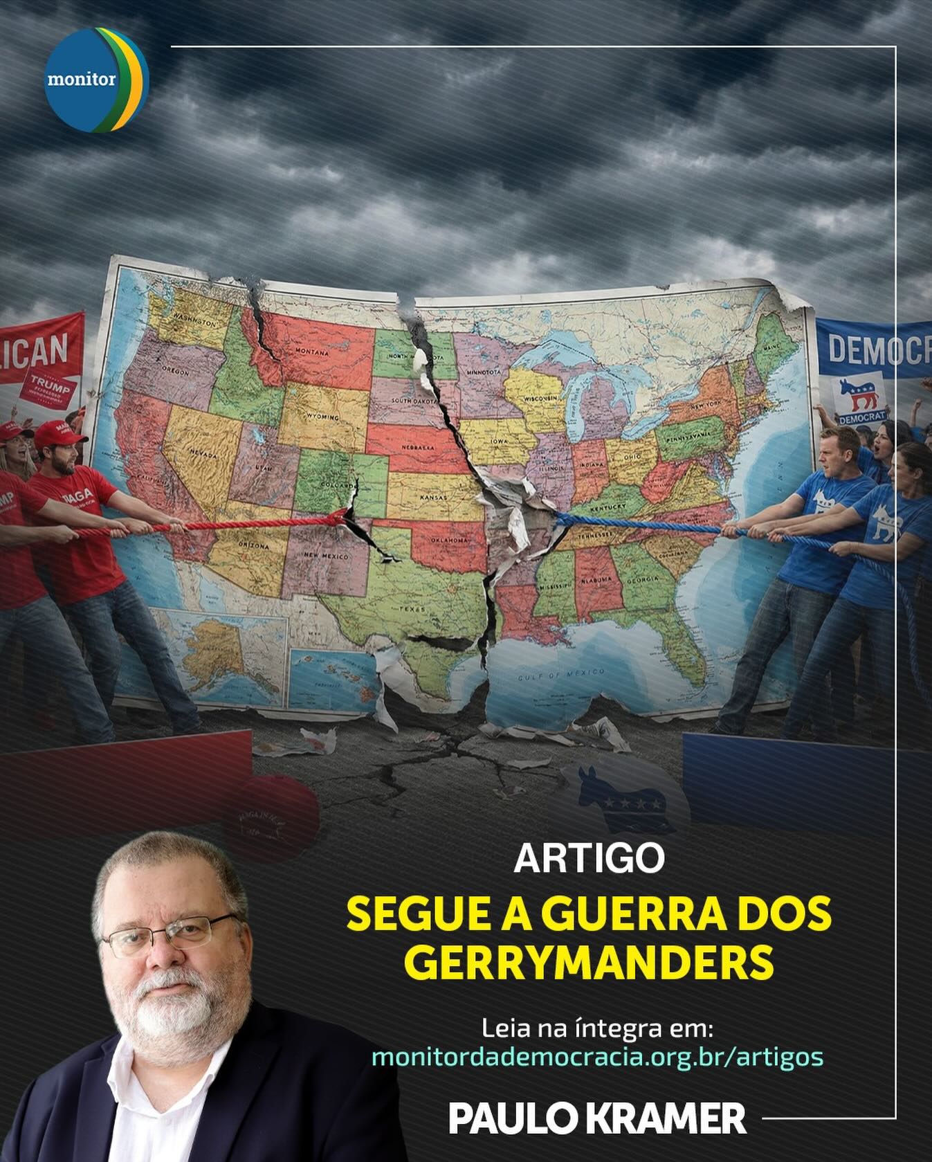 🇺🇸 Segue a Guerra dos Gerrymanders nos EUA

O que acontece quando o mapa eleitoral vira um tabuleiro de guerra política? No novo artigo do Instituto Monitor da Democracia, o Professor Paulo Kramer desvenda a atual batalha pelo gerrymandering nos Estados Unidos.

⚔️ A estratégia por trás dos mapas
A prática, que remonta a 1812, é o redesenho estratégico dos distritos eleitorais para beneficiar um partido. Com receio de perder a pequena maioria no Congresso após as eleições de 2026, Donald Trump pressionou aliados, como o governador do Texas, a aprovarem novos mapas que poderiam render +5 cadeiras aos Republicanos na Câmara.

🔄 A reação dos Democratas
A resposta foi imediata:
• Democratas em estados como Califórnia e Maryland lançaram suas próprias manobras para neutralizar a vantagem.
• No Judiciário, juízes federais já consideraram inconstitucional o novo mapa do Texas, e a Suprema Corte deve analisar o caso.
• Um caso crucial na Luisiana, a ser julgado em 4 de dezembro, pode redefinir distritos com base em raça, um debate que envolve a Lei do Direito de Voto de 1965.

🏛️ Conflito interno e resistência
Nem todos os republicanos aderiram. Em estados como Indiana e Kansas, houve resistência por medo de retaliação futura. Enquanto isso, a pressão de Trump para eliminar o filibuster no Senado (uma regra que exige 60 votos para aprovar leis) divide seu próprio partido, preocupado com um “tiro pela culatra” quando estiverem na minoria.

🔗 Para entender como o desenho de um mapa pode definir o futuro de uma democracia, leia a análise completa do Professor Paulo Kramer no link da bio.

#monitordademocracia #eua #política #eleicoes #gerrymandering #paulokramer