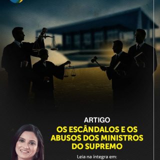 Afinal, quem julga os juízes? 🤔🏛️

No novo artigo para o Monitor da Democracia, a Conselheira Catarina Rochamonte mergulha nos escândalos recentes que envolvem ministros do STF. De jatinhos particulares a contratos milionários, o texto expõe o abismo entre a ética esperada e a prática exercida no topo do Judiciário.

A normalização do abuso de poder não pode ser aceita como o novo “normal” da nossa República. 🇧🇷

📢 O que você pensa sobre a atuação do Supremo hoje? Comente abaixo.

🔗 Leia o artigo completo no link da nossa bio! 

#stf #democracia #ética #catarinarochamonte #monitordademocracia