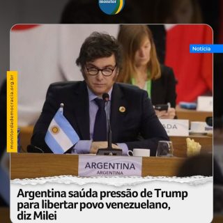 O presidente da Argentina, Javier Milei, defendeu neste sábado, 20, na cúpula do Mercosul, a pressão exercida pelos Estados Unidos sobre a Venezuela.

“A Argentina saúda a pressão dos Estados Unidos e de Donald Trump para libertar o povo venezuelano. O tempo de ter uma aproximação tímida nessa matéria se esgotou”, afirmou Milei em Foz do Iguaçu (PR), durante a reunião de chefes de Estado do bloco.

#milei #argentina #monitordademocracia