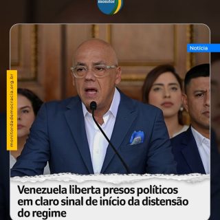 Um número significativo de presos políticos, incluindo estrangeiros, foi libertado na Venezuela, segundo anunciado nesta quinta-feira, 8, pelo presidente da Assembleia Nacional, Jorge Rodríguez. Ele não deu detalhes tampouco informou quantas pessoas foram colocadas em liberdade.

A ONG Fórum Penal contabiliza 806 presos por razões políticas na Venezuela, dos quais 175 são militares.

Nesta quarta, a líder da oposição da Venezuela, María Corina Machado, defendeu que a transição só será viável com a libertação de todos os presos políticos.

#maduro #venezuela #mariacorinamachado #presospoliticos #monitordademocracia
