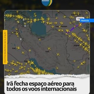 Autoridades iranianas comunicaram às companhias aéreas nesta quarta-feira, 14, o fechamento do espaço aéreo do país para todos os voos internacionais, com exceção das aeronaves com origem ou destino à capital, Teerã.

A medida foi adotada em meio aos protestos contra o regime do aiatolá Ali Khamenei e ao aumento das tensões com os Estados Unidos.

Segundo o site Flightradar24, especializado no monitoramento do tráfego aéreo, há poucos aviões sobrevoando o espaço aéreo iraniano no momento.

#iran #teerã #espaçoaéreo #orientemédio #monitordademocracia