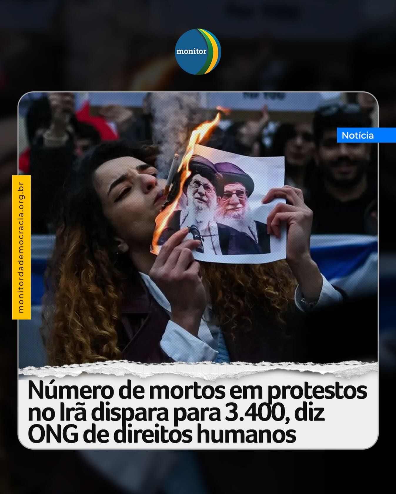 O número de mortos nos protestos antigovernamentais no Irã subiu para 3.428 pessoas, informou a ONG Iran Human Rights (IHR, na sigla em inglês) nesta quarta-feira, 14. Do número total de vítimas, 3.379 eram manifestantes. O levantamento leva em consideração fontes do Ministério da Saúde e Educação Médica da República Islâmica, além de relatórios e depoimentos colhidos pela organização.

“Segundo o relato de uma testemunha ocular em Rasht, um grupo de jovens manifestantes encurralados na área do bazar, em meio a incêndios e cercados por forças de segurança, levantaram as mãos em sinal de rendição, mas mesmo assim foram mortos a tiros”, disse a ONG em comunicado. “A IHRNGO também recebeu inúmeros relatos de pessoas feridas que foram ‘eliminadas’, com testemunhas relatando que isso ocorreu tanto nas ruas quanto em instalações médicas”.

#iran #ihrngo #ihr #teerã #monitordademocracia
