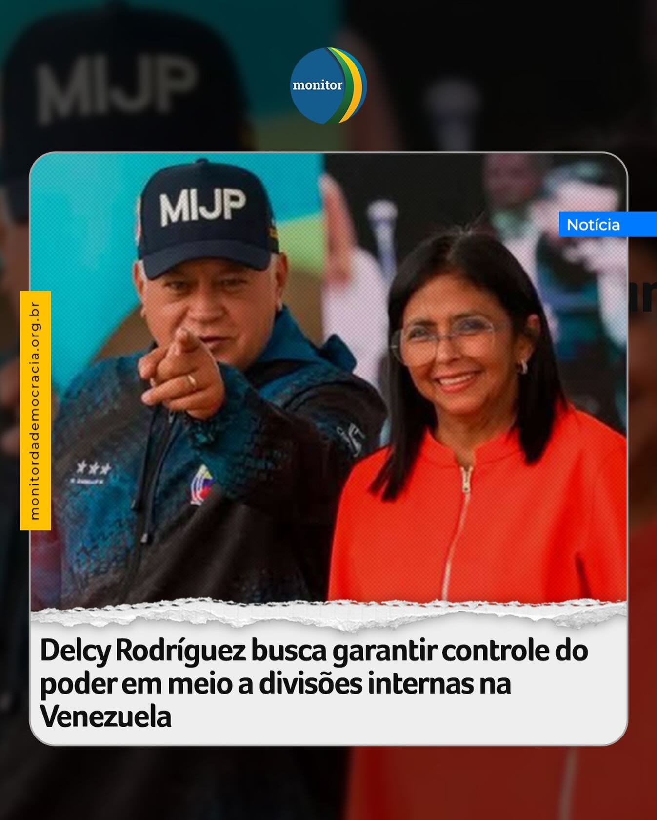 Rodríguez, 56 ‍anos, uma tecnocrata discreta, mas rigorosa, que atuou como vice-presidente e ministra do petróleo, nomeou ‌um ex-presidente do banco central para ajudar a administrar a economia, um chefe de gabinete e, o que é crucial, um novo líder da temida DGCIM, a agência militar de contrainteligência criada ao longo de décadas com a ajuda cubana.

O major-general Gustavo González, de 65 anos, agora chefiará a agência.

O outro grupo principal do governo é liderado por Cabello. O ministro, que também lidera o partido socialista governista PSUV, é um ex-militar com ‌um programa semanal de quatro horas na TV estatal que está no ar há 12 anos.

Até o momento, Cabello tem se mostrado conciliador com Rodríguez, dizendo que eles estão “muito unidos”. Ele chegou ⁠ao discurso nacional de quinta-feira ao lado da presidente encarregada e de seu irmão Jorge, presidente da Assembleia Nacional. Mas fontes com conhecimento do relacionamento entre eles disseram à Reuters que ele continua sendo a maior ameaça à capacidade de governar da “czarina”.

#delcyrodriguez #diosdadocabello #venezuela #padrinolopez #monitordademocracia