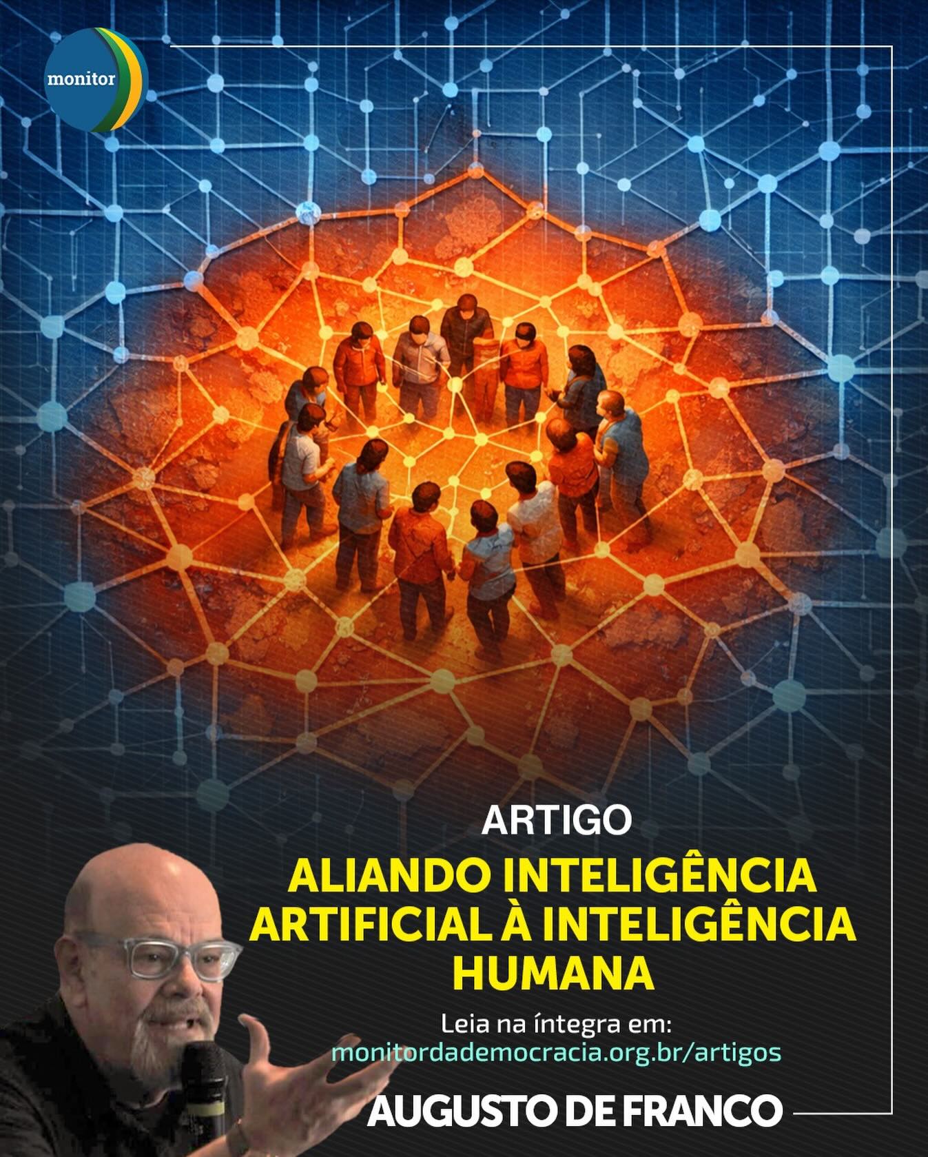 A Inteligência Artificial vai nos substituir ou nos ampliar? 🤔

No novo artigo para o Monitor da Democracia, o Conselheiro Augusto de Franco mergulha em uma das discussões mais vitais da nossa era: como aliar a potência tecnológica da IA à profundidade da inteligência humana.

Mais do que apenas uma ferramenta de produtividade, o desafio está em usar a tecnologia para potencializar nossa criatividade e capacidade de julgamento, sem perder a essência do que nos torna humanos.

Highlights do artigo: 
🔹 A IA como extensão das capacidades cognitivas. 
🔹 O papel da ética e da curadoria humana. 
🔹 Por que essa aliança é fundamental para o futuro da democracia.

Quer entender como navegar nessa nova fronteira? 🚀

🔗 Leia o artigo completo no link da nossa bio!

#inteligenciaartificial #ia #augustodefranco #monitordademocracia #tecnologia