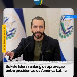 O presidente de El Salvador, Nayib Bukele, lidera o ranking de aprovação entre chefes de Estado da América Latina, segundo levantamento da CB Consultora Opinión Pública realizado entre 10 e 15 de fevereiro.

De acordo com os dados, Bukele atingiu 72,6% de aprovação popular, enquanto sua desaprovação ficou em 24,8%. O desempenho mantém o salvadorenho na dianteira regional, mesmo em meio a críticas recentes sobre decisões econômicas. 

Entre os piores índices de aprovação figuram Gustavo Petro (38,3%), Daniel Noboa (36,8%) e Bernardo Arévalo (34,9%). Na parte inferior do ranking estão José Raúl Mulino, com 31,6%, e Delcy Rodríguez, com 23,7% de aprovação.

#bukele #elsalvador #américalatina #segurança #monitordademocracia