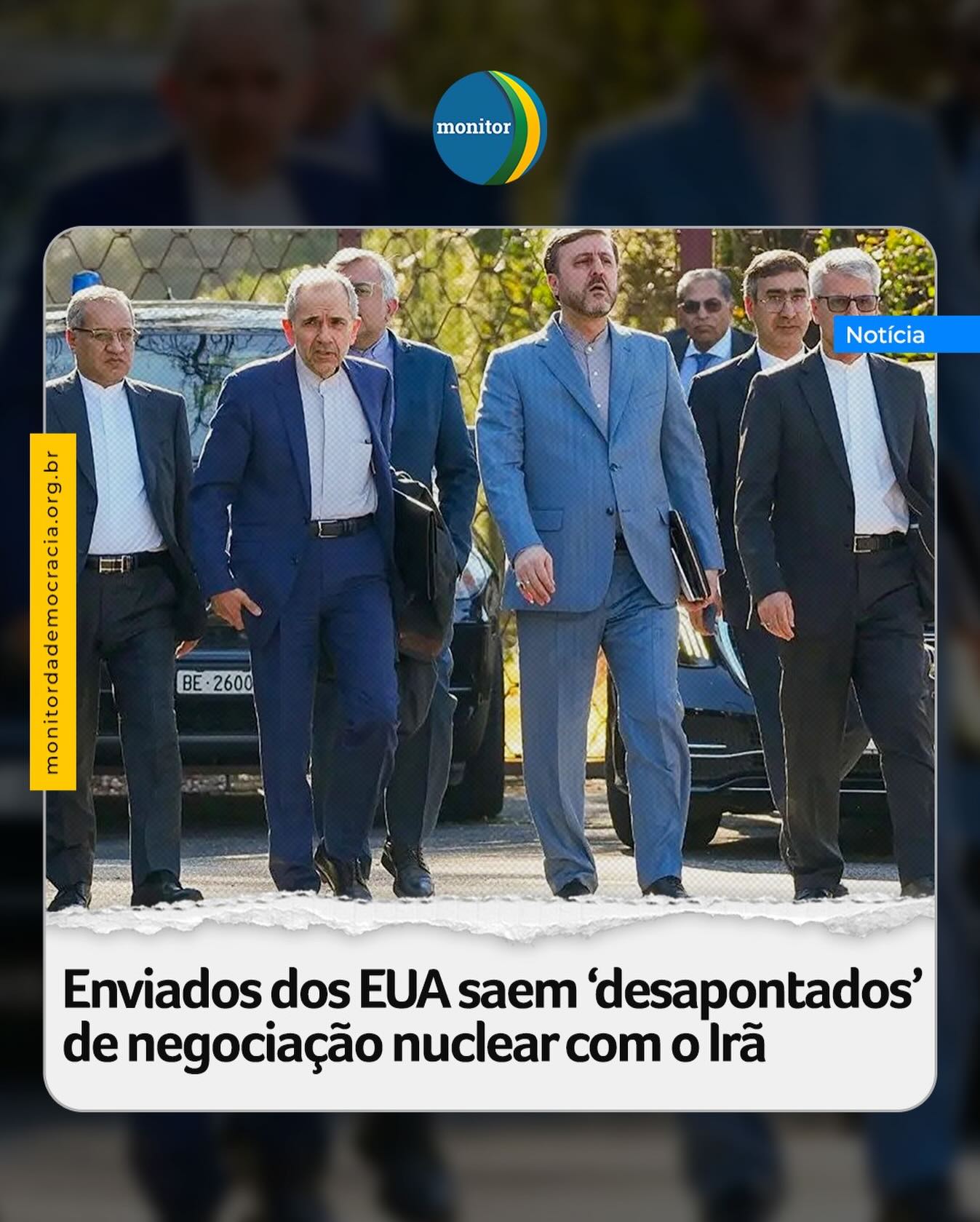 Os enviados da Casa Branca às negociações nucleares com o Irã deixaram a rodada desta quinta-feira, 26, em Genebra, com avaliação negativa das propostas apresentadas por Teerã, segundo o site americano Axios. A leitura feita por Steve Witkoff e Jared Kushner será determinante para a decisão do presidente dos Estados Unidos, Donald Trump, sobre ordenar, ou não, uma ação militar contra o rregime iraniano.

De acordo com o portal, o Irã apresentou uma proposta preliminar já na primeira etapa do encontro. Apesar de sinais de alguma flexibilidade por parte americana, Washington mantém uma exigência central: garantias verificáveis de que Teerã não desenvolverá uma arma nuclear.

O governo iraniano sustenta que um acordo “justo e rápido” é possível, desde que o reconhecimento do direito ao enriquecimento de urânio para fins pacíficos, a diluição dos estoques altamente enriquecidos e a exclusão do programa de mísseis balísticos das negociações sejam garantidos.

#ira #eua #trump #kushner #monitordademocracia