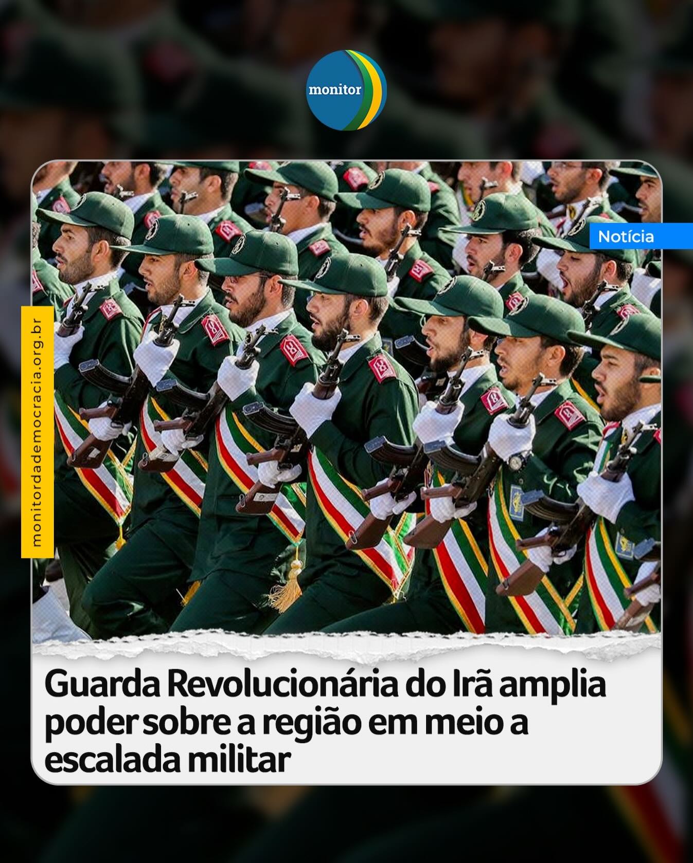 A Guarda Revolucionária do Irã reforçou seu controle sobre as decisões no cenário de guerra, apesar da perda de comandantes de alto escalão, segundo fontes importantes, impulsionando a estratégia linha-dura que está por trás de uma campanha de drones e mísseis de Teerã em toda a região.

Antecipando a decapitação de sua liderança, a Guarda já havia delegado funções a escalões inferiores antes do ataque dos EUA e de Israel no sábado, uma estratégia de fortalecimento da resiliência que também pode acarretar o risco de erros de cálculo ou de uma guerra mais ampla, com oficiais de escalão médio com poderes para atacar países vizinhos. 

A Reuters conversou com seis fontes iranianas e regionais com conhecimento profundo da Guarda Revolucionária para este artigo, e todas confirmaram que ela assumiu um papel muito maior na hierarquia desde o início da guerra, no sábado, e agora está envolvida em todas as grandes decisões.

#iran #guardarevolucionária #teerã #israel #monitordademocracia