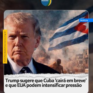 Cuba vai cair muito em breve, aliás, sem relação com o assunto, mas Cuba também vai cair. Eles querem muito fechar um acordo”, disse ele a Dana Bash, da CNN, em uma entrevista por telefone, enquanto exaltava o sucesso militar dos EUA em seu segundo mandato.

“Eles querem fechar um acordo, então vou colocar Marco (Rubio) lá e veremos como isso funciona. Estamos realmente focados nisso agora. Temos bastante tempo, mas Cuba está pronta — depois de 50 anos”, acrescentou o presidente.

#cuba #trump #diazcanel #trump #monitordademocracia