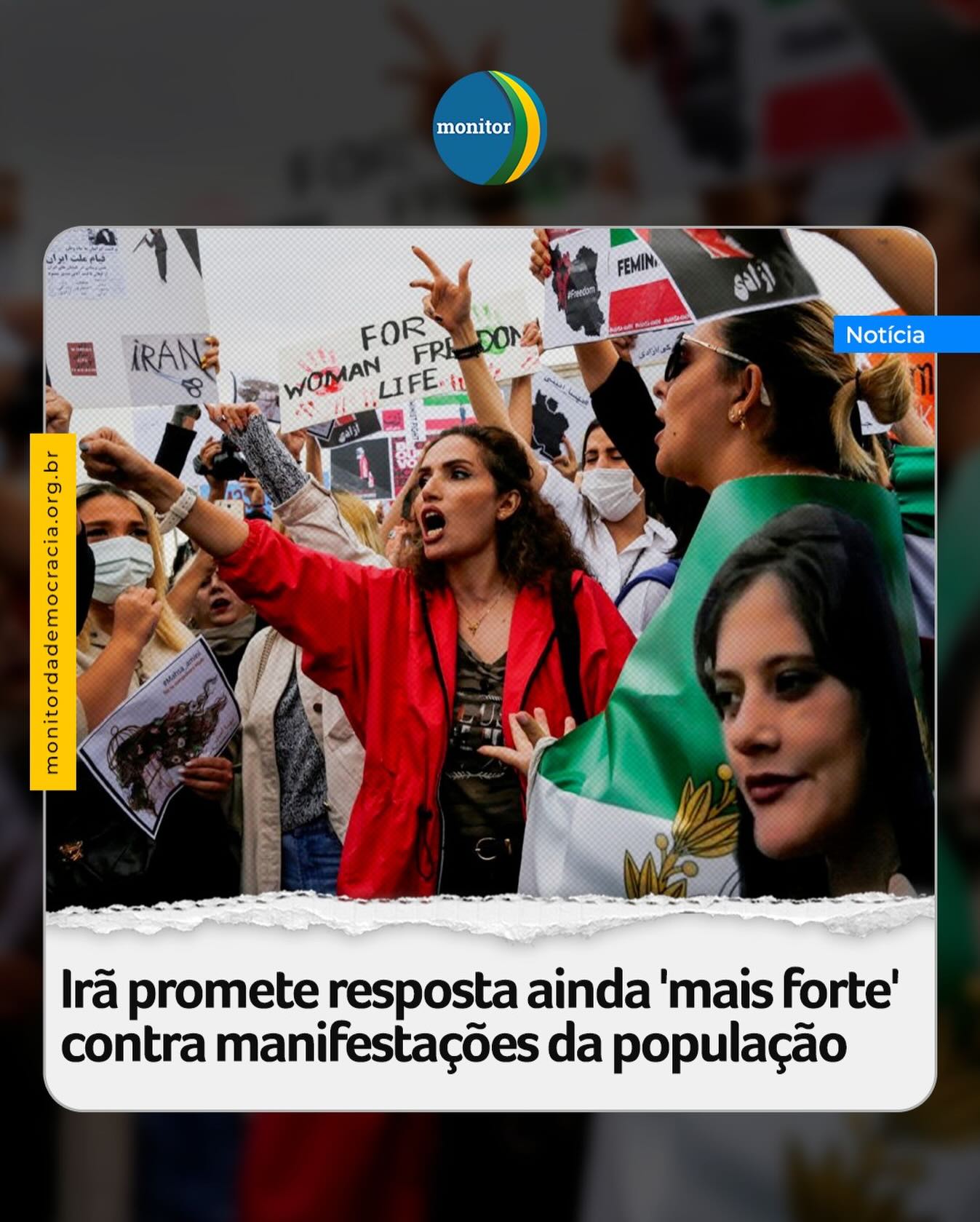 A Guarda Revolucionária do Irã advertiu nesta sexta-feira (13) que qualquer nova manifestação contra o governo enfrentará uma resposta “mais dura” do que em janeiro, quando milhares de pessoas morreram durante a repressão a protestos contra o regime.

“Agora, o inimigo maligno, ao fracassar em alcançar seus objetivos no campo de batalha, volta a tentar instilar o medo e provocar tumultos nas ruas”, afirmou o exército ideológico iraniano em um comunicado.

Em caso de novas mobilizações, haverá “uma resposta ainda mais forte do que a de 8 de janeiro”, acrescentou a nota.

#irã #irgc #guardarevolucionária #protestos #monitordademocracia