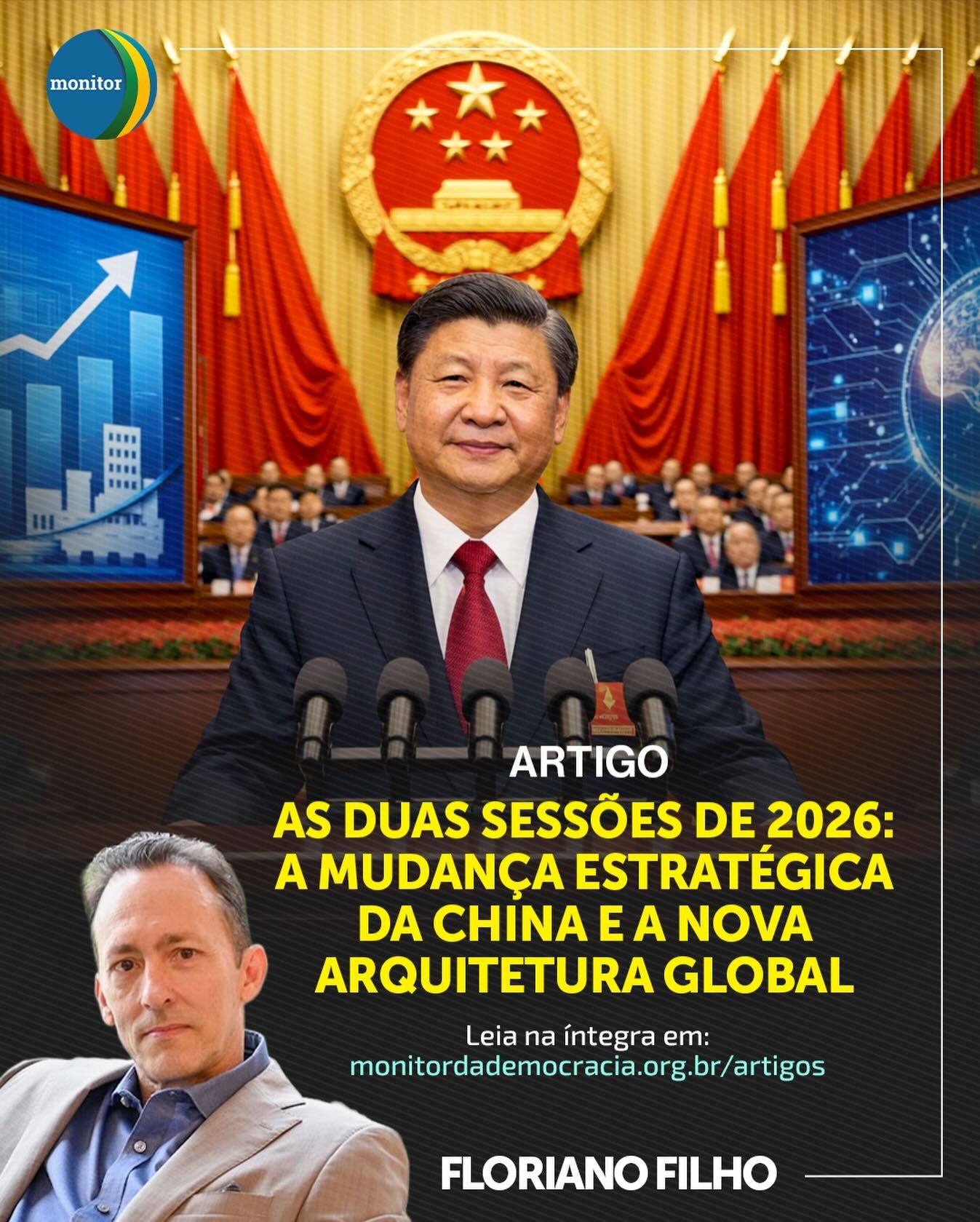 Você entende o que realmente aconteceu nas “Duas Sessões” da China em 2026? 🇨🇳

Muito além dos comunicados oficiais, existe uma mudança tectônica na estratégia chinesa que está redefinindo o mundo como o conhecemos. O Diretor Floriano Filho decifra esses movimentos em seu mais novo artigo.

Não fique apenas nas notícias de superfície. Aprofunde-se com quem entende do assunto. 🧐

👉 Acesse o link na bio e leia agora.

#geopolitica #china #liderança #futuro #florianofilho
