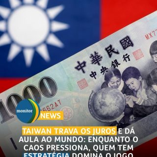 Taiwan optou por estabilidade em meio à pressão global e manteve os juros em 2%. Com inflação controlada e medidas para conter o impacto da energia, o país sinaliza um 2026 de previsibilidade, mesmo diante das tensões no Oriente Médio.