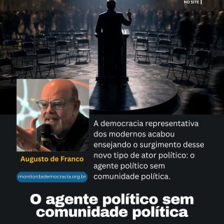 Na política atual, muitos líderes não constroem comunidades — constroem apenas a si mesmos.

E quando a política vira um projeto individual, o que se perde não é só estratégia… é a própria essência da democracia.

No fim, fica a reflexão:

você acha que hoje ainda existem líderes que pensam no coletivo ou a política virou um jogo individual? 👇