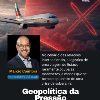 Quando rotas aéreas viram instrumento de pressão, o conflito deixa de ser regional.

Você acha que isso é só geopolítica ou já afeta o mundo todo?

Leia no site:
[monitoradademocracia.org.br](http://monitoradademocracia.org.br/)