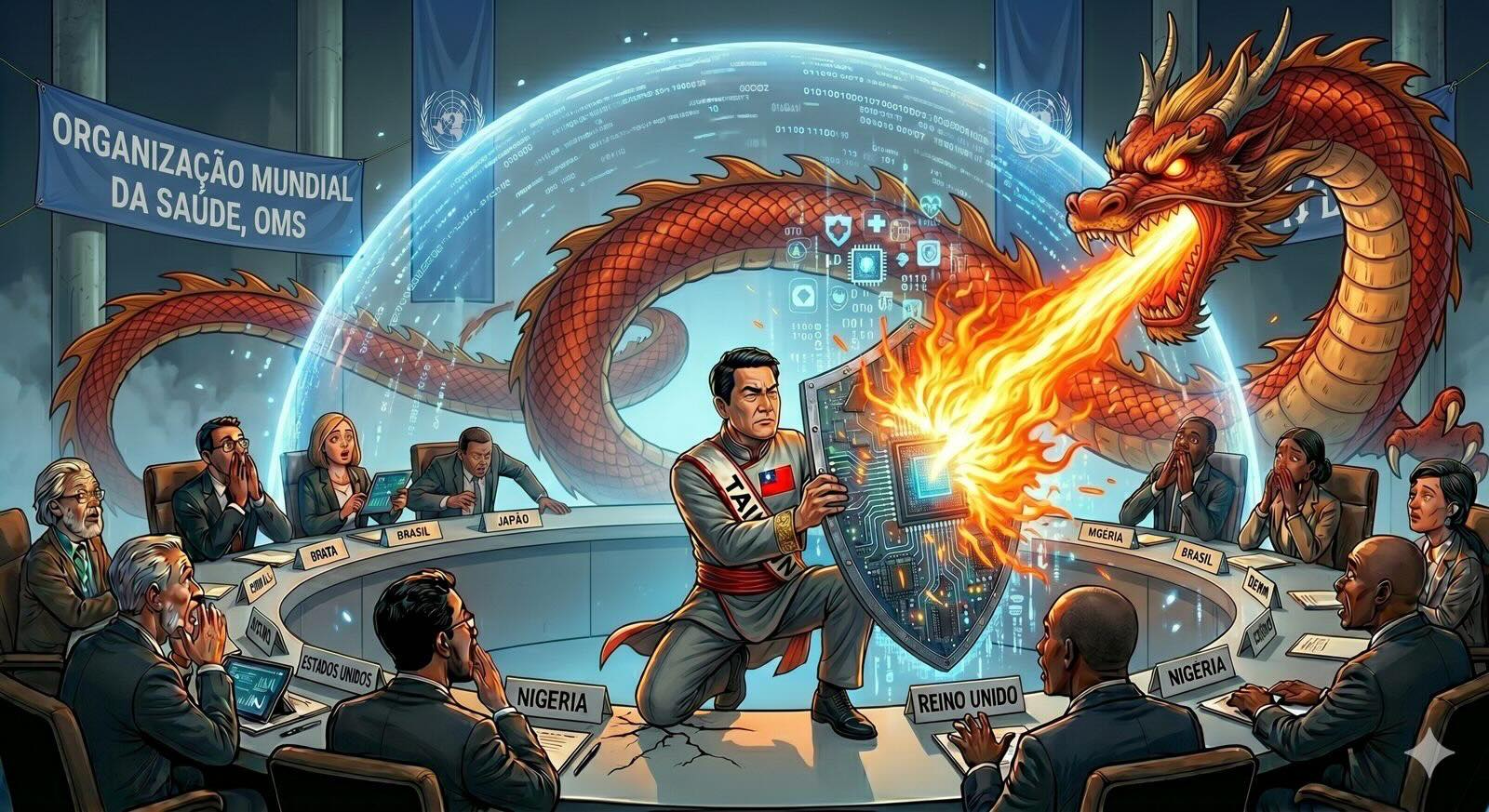 Mesmo sob ataque na Organização Mundial de Saúde, o escudo de silício de Taiwan segue defendendo o mundo democrático.