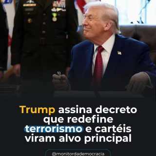 Cartéis de drogas devem ser tratados como terrorismo internacional?

Trump assinou um decreto que muda oficialmente a estratégia dos Estados Unidos e coloca os cartéis como principal alvo da política antiterrorismo do país.

Para alguns, a medida representa mais rigor contra o crime organizado.
Para outros, abre espaço para ações internacionais ainda mais agressivas.

Na sua opinião: essa decisão aumenta a segurança ou pode gerar novos conflitos?