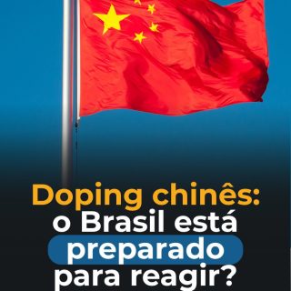 Enquanto a China amplia sua força no comércio global com subsídios bilionários e estratégias agressivas de mercado, países como o Brasil enfrentam um desafio cada vez mais urgente: proteger sua indústria, seus empregos e sua competitividade.

O impacto vai muito além dos preços baixos. Estamos falando de setores estratégicos pressionados, empresas nacionais perdendo espaço e uma desindustrialização que avança de forma silenciosa.

Defender o mercado brasileiro não é protecionismo. É estratégia econômica, defesa comercial e visão de futuro.

O Brasil precisa agir com inteligência, rapidez e articulação internacional antes que os danos se tornem irreversíveis.
