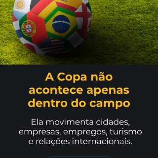 A Copa do Mundo de 2026 reúne 48 seleções, 104 partidas e 16 estádios distribuídos entre Estados Unidos, México e Canadá. Mas o impacto do torneio vai muito além do futebol.

Turismo, hotelaria, transporte, alimentação, tecnologia e segurança estão entre os setores diretamente movimentados pelo evento. Durante as próximas semanas, o Monitor da Democracia também vai analisar a Copa pelo lado econômico, político e social. (FIFA)