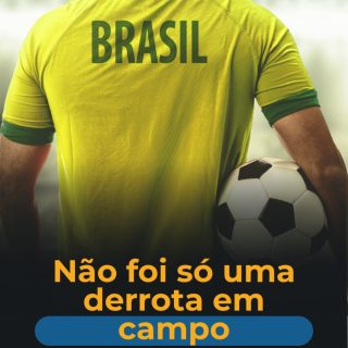 A derrota machuca porque, por algumas horas, a gente queria só acreditar de novo.

E você, também sentiu que essa derrota foi muito maior do que futebol?