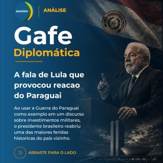 Uma declaração improvisada foi suficiente para gerar uma reação oficial do Paraguai e reacender um debate histórico que ainda carrega profundas marcas.

Quando o assunto é diplomacia, palavras não são apenas palavras. Elas podem fortalecer alianças ou criar desgastes desnecessários entre países estratégicos.

Na sua opinião, foi apenas um deslize no discurso ou faltou responsabilidade diplomática? Comente.