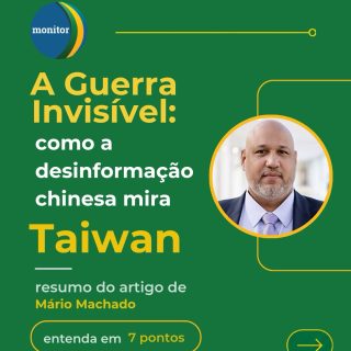 A guerra nem sempre acontece com armas. Às vezes, ela começa pela informação.

Em Taiwan, a desinformação se tornou uma ferramenta para influenciar percepções, enfraquecer a confiança e testar a democracia.

Você saberia identificar uma narrativa manipulada antes de compartilhá-la? 👀