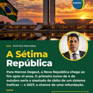 A Nova República chegou ao fim?

Para Marcos Degaut, colunista do Instituto Monitor da Democracia, o regime de 1985 completou 41 anos, a mesma idade da República Velha. Segundo ele, morre do mesmo mal: uma classe política que passou a governar para preservar seus próprios arranjos, e não o país.

No artigo “A Sétima República”, o autor:

📜 compara o momento atual ao fim da República romana
🗓️ revisita as seis repúblicas que o Brasil já teve
🏛️ usa a Inglaterra de 1660 e 1688 para diferenciar troca de governo e refundação
📊 defende uma ordem para as reformas: primeiro o fiscal, depois o Estado, depois a inserção internacional

“Grandeza não é geografia. É escolha.”

💬 E você: o Brasil vive o fim de um ciclo político ou só mais uma alternância de poder? Conta pra gente nos comentários 👇

🔁 Compartilhe com quem precisa entrar nesse debate e salve o post para ler depois.

📖 Artigo completo no link da bio ou em monitordademocracia.org.br

#MonitorDaDemocracia #Democracia #PolíticaBrasileira #NovaRepública #Eleições2026 SegundoTurno HistóriaDoBrasil Brasil Opinião CiênciaPolítica