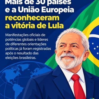 O resultado das eleições brasileiras consolida-se pelos reconhecimentos externos. 🌍🇧🇷

Líderes de diferentes países e orientações políticas enviaram mensagens a Lula após sua reeleição, ressaltando o interesse em manter e fortalecer as relações com o Brasil.

Arraste para conhecer algumas dessas manifestações e saber como o resultado repercutiu internacionalmente.

#lula #reconhecimentoeleitoral #brasil #eleições2026 #eleições