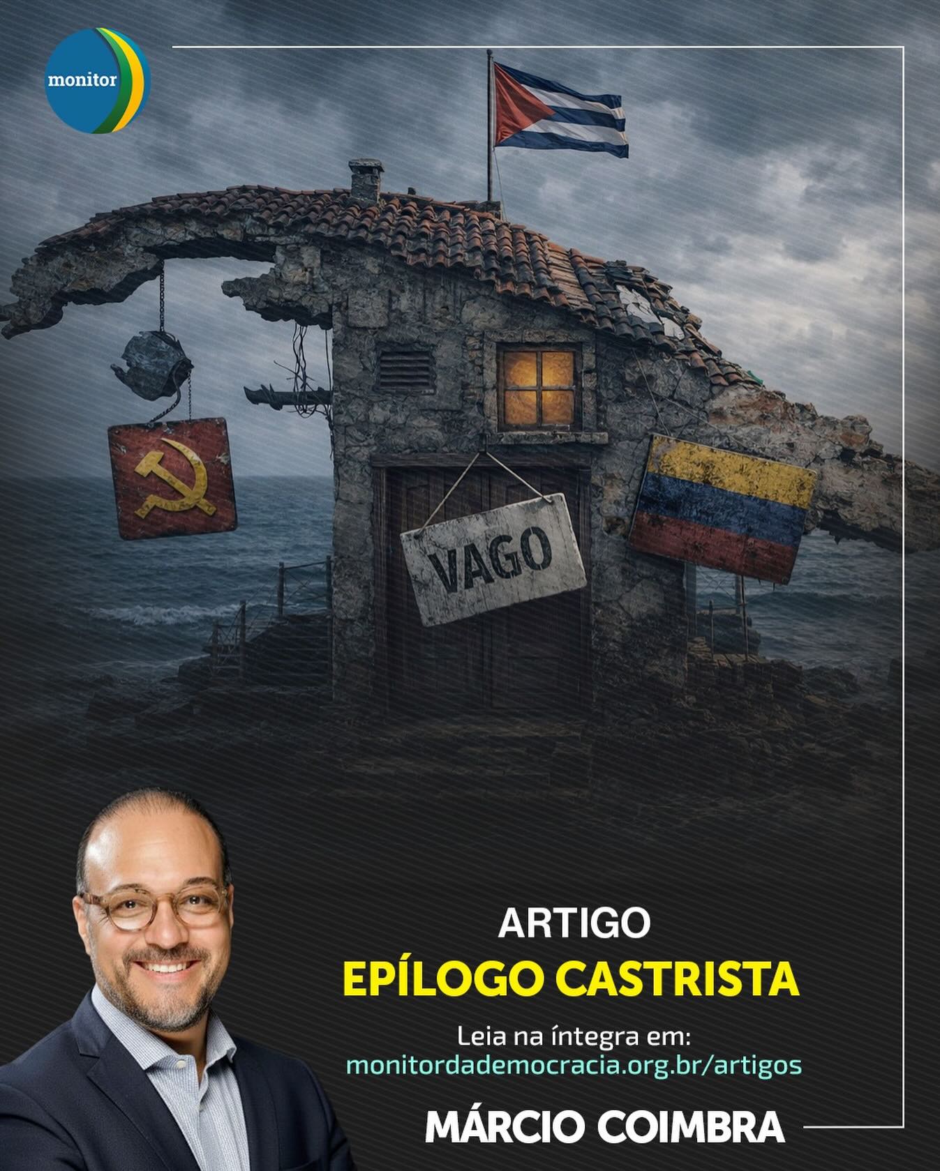 Cuba vive o capítulo final de uma longa história. Mas o que vem depois? 🤔

No artigo “Epílogo Castrista”, o Presidente do Monitor da Democracia, Márcio Coimbra, analisa o momento crítico da ilha e como as estruturas de poder se comportam diante do desgaste inevitável do regime.

Será este o início de uma nova fase para o povo cubano ou apenas uma reciclagem do passado?

👉 Confira a análise completa no nosso site. Link disponível na Bio.

#liberdade #políticalatina #cubalibre #monitordademocracia #marciocoimbra
