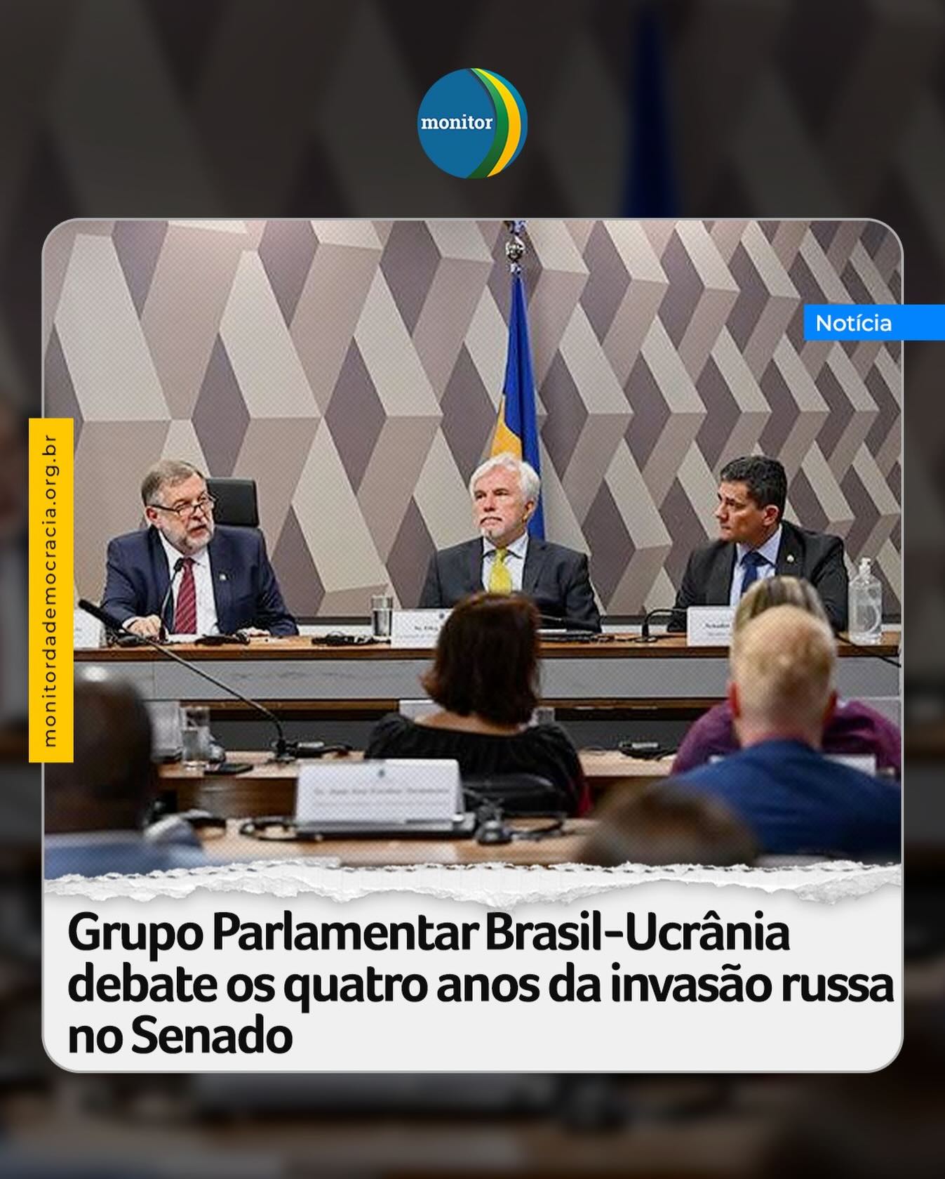 Ao completar quatro anos da invasão da Federação Russa ao território ucraniano, senadores, diplomatas e autoridades europeias se reuniram para debater os impactos do conflito e avaliar o papel do Brasil como possível mediador na busca por soluções pacíficas. 

A guerra, que já conta mais de 15 mil pessoas mortas e pelo menos 41 mil civis feridos segundo dados da ONU, encontra-se em nova fase de negociações, agora com a participação ativa dos Estados Unidos. 

O presidente do grupo parlamentar, senador Flávio Arns, do PSB do Paraná, recebeu o Encarregado dos Negócios da Ucrânia no Brasil, Olek Vlasenko, e também denunciou violações aos direitos humanos cometidas pela Rússia, cobrando posicionamento decisivo do conjunto das nações. 

O conserto das nações vai tomando ciência das abomináveis táticas de guerra da Rússia. E por mais sinistras que sejam tais práticas, nem a matança, nem o tratamento dispensado a prisioneiros e cidadãos comuns representa o maior símbolo da barbárie. Tal condição pertence ao sistemático sequestro de crianças ucranianas.

#ucrania #senado #flavioarns #kiyv #monitordademocracia