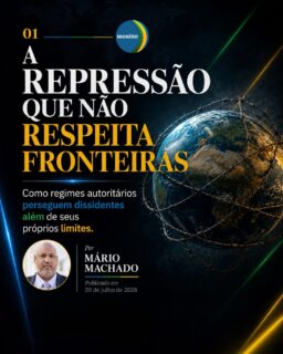 A repressão já não termina nas fronteiras de um país.

Regimes autoritários têm ampliado o uso de vigilância, ameaças, perseguições, detenções e deportações para silenciar dissidentes mesmo fora de seus territórios.

Os números revelam a dimensão do alerta: centenas de incidentes foram registrados em diferentes partes do mundo, atingindo ativistas, opositores políticos e comunidades inteiras.

Quando um Estado consegue intimidar alguém em qualquer lugar do planeta, não está apenas violando direitos individuais. Está testando os limites da ordem internacional e enfraquecendo a própria ideia de liberdade.

Democracias precisam responder com firmeza, instrumentos legais, investigações e cooperação internacional.

Arraste para entender como funciona a repressão transnacional e por que esse tema diz respeito a todos nós.

Leia o artigo completo no Monitor da Democracia.

#MonitorDaDemocracia #Democracia #DireitosHumanos #Liberdade #PolíticaInternacional Geopolítica RepressãoTransnacional LiberdadeDeExpressão Autoritarismo RelaçõesInternacionais