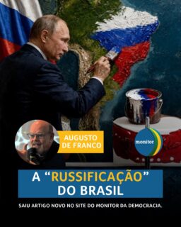 “Isso aqui tá parecendo a Rússia.”

A frase pode soar exagerada…
mas o texto levanta um ponto que não dá pra ignorar.

Quando poder político, econômico e institucional começam a se misturar, o problema deixa de ser pontual.

Vira sistema.

“Percebe-se um processo de ‘russificação’ do Brasil.”

Agora a pergunta é:

Você acha que isso é um alerta válido? comente!