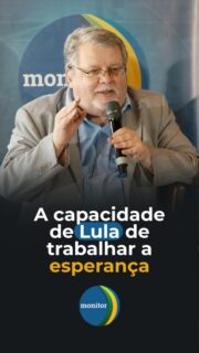 Uma análise política pode ser totalmente neutra?

Durante o evento promovido pelo Monitor da Democracia, especialistas com diferentes perspectivas se reuniram para analisar o cenário político e debater os caminhos das eleições.

Neste corte, uma das discussões passa justamente pelo papel de quem analisa política: reconhecer que opiniões pessoais existem, mas sem permitir que elas se sobreponham aos fatos e à leitura do cenário.

E esse é apenas um trecho de uma conversa muito mais ampla.

▶️ O debate completo está disponível no YouTube do Monitor da Democracia. Assista para acompanhar as diferentes análises, argumentos e perspectivas apresentadas durante o encontro.

E para você: é possível fazer uma análise política realmente imparcial?

Comente sua opinião — queremos ampliar esse debate.