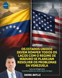🇺🇸🇻🇪 Os EUA devem romper todos os laços com o regime de Maduro?

No mais recente artigo publicado no Monitor da Democracia, o Conselheiro Daniel Batlle traz uma análise contundente sobre o futuro da Venezuela e o papel fundamental da política externa americana.

Batlle argumenta que, para resolver a crise que assola o país vizinho, é necessária uma postura de firmeza absoluta.

Principais pontos do artigo: 
🔹 O fracasso das políticas de concessão. 
🔹 Por que o isolamento total de Maduro é estratégico. 
🔹 O impacto da presença de potências extrarregionais na América Latina.

Um conteúdo essencial para quem acompanha geopolítica e defesa da liberdade.

🔗 Link para ler o artigo completo na Bio!

#geopolitica #venezuela #monitordademocracia #democracia #eua