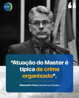 #alessandrovieira #senado #bancomaster #crimeorganizado #monitordademocracia