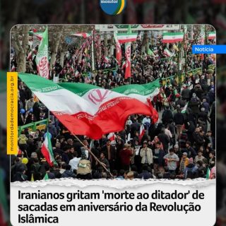 Na noite de ontem, véspera da comemoração do aniversário da Revolução Islâmica, iranianos foram para as varandas de seus prédios em bairros da capital, entoando frases como “Morte ao ditador” e “Morte à República Islâmica”, segundo vídeos divulgados nas redes sociais, cuja veracidade foi verificada pela AFP.

Após o início dos protestos, no fim de dezembro, que evoluíram para um movimento inédito de contestação contra o regime, Donald Trump fez diversas ameaças contra o país. Nesta quarta-feira, o republicano recebe em Washington o primeiro-ministro israelense, Benjamin Netanyahu, defensor de uma linha dura em relação ao Teerã.

#iran #teerã #aiatolá #khamenei #monitordademocracia
